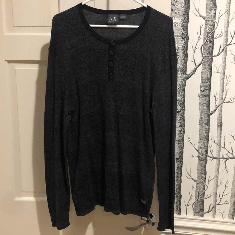 Armani Exchange Black Long sleeve shirt